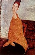 Amedeo Modigliani Yellow Sweater USA oil painting artist